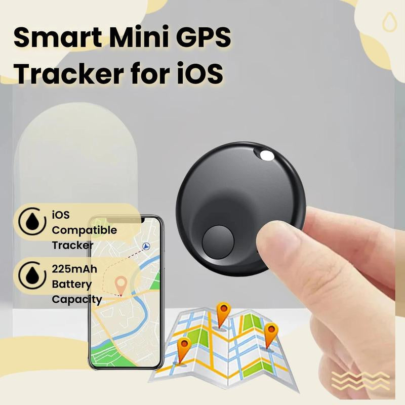 Compact Smart Mini GPS Tracker for iPhone - Never Lose Your Keys or Pets Again!