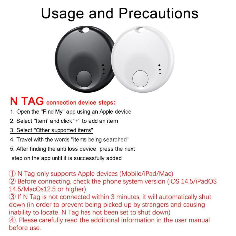 Compact Smart Mini GPS Tracker for iPhone - Never Lose Your Keys or Pets Again!