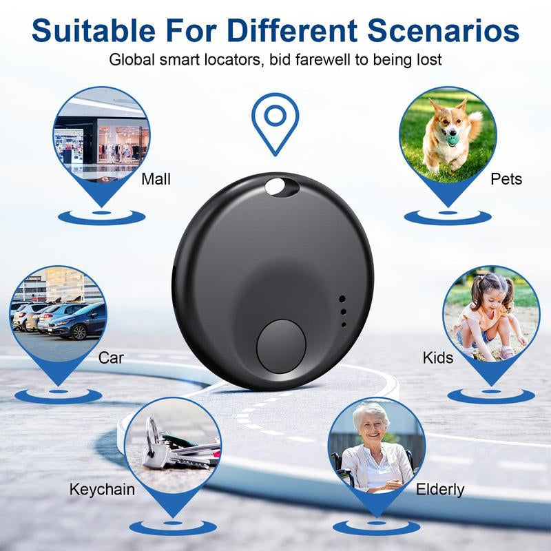 Compact Smart Mini GPS Tracker for iPhone - Never Lose Your Keys or Pets Again!
