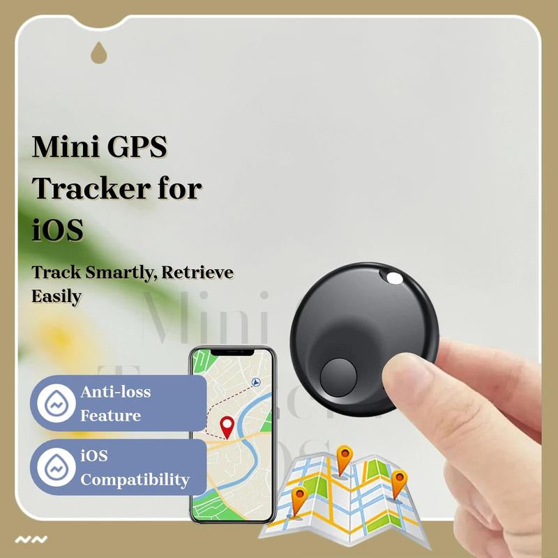 Compact Smart Mini GPS Tracker for iPhone - Never Lose Your Keys or Pets Again!